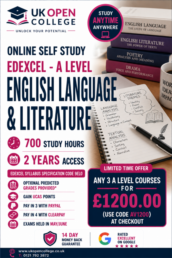 A Level English Language & Literature Course