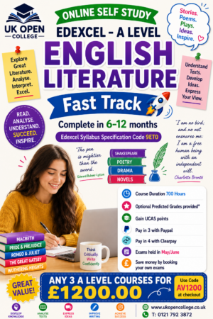 A Level English Literature Fast Track