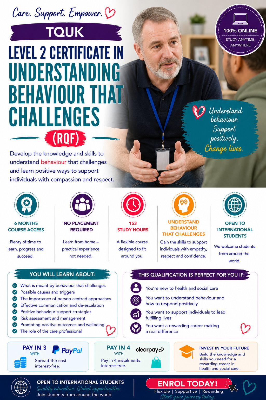 Behaviour that challenges level 2