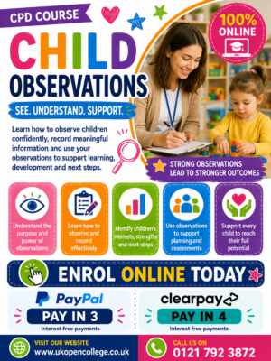 Child Observations Short CPD Course
