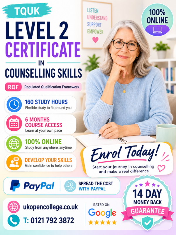 Counselling Level 2 Certificate