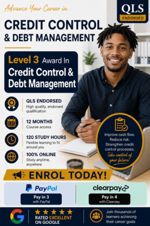 Credit control & Debt Management Level 3