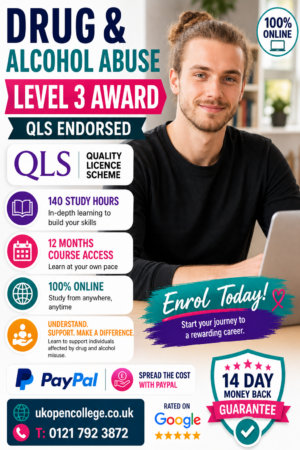 Drug & Alcohol Abuse Level 3 Award