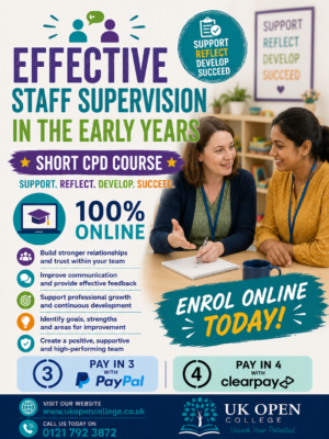 Effective Staff Supervision in the Early Years Course
