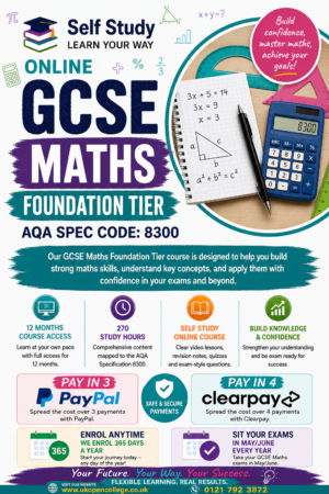 GCSE Maths Foundation Tier
