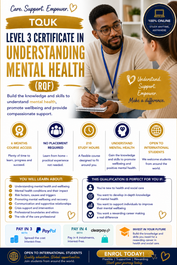 Level 3 in Mental Health