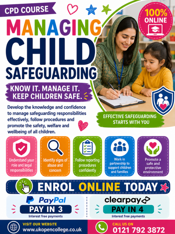 Managing Child Safeguarding CPD Course