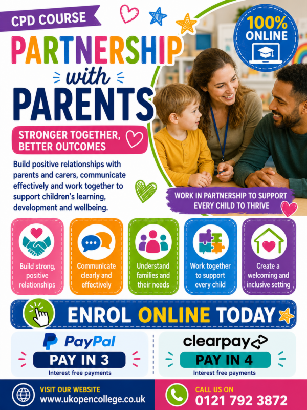 Partnership with Parents Short CPD Course