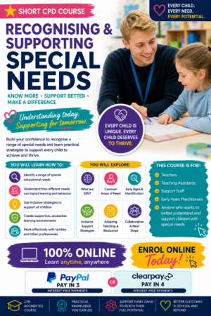 Recognising & Supporting SEN course