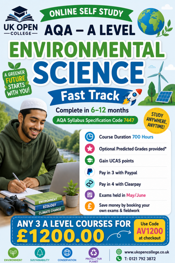 A Level Environmental Science Fast Track
