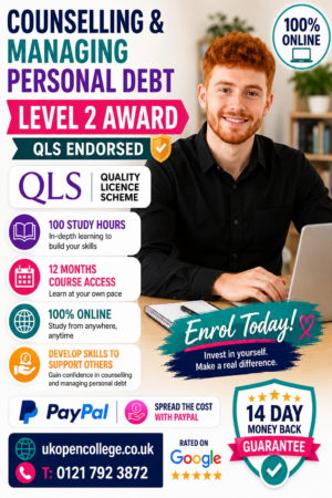 Counselling & Managing Personal Debt Level 2 Award