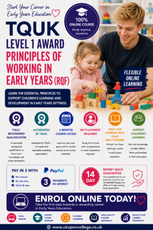 TQUK Level 1 in Early Years