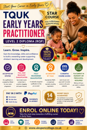 TQUK Level 2 Diploma in Early Years