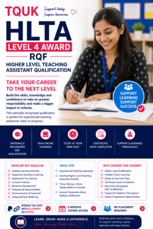 TQUK HLTA Award
