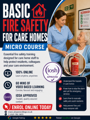 Basic Fire Safety Awareness for Care Homes Micro course