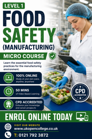 Food Safety Level 1 Manufacturing Micro Course