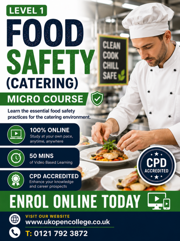 Level 1 Food Safety Catering Micro Course