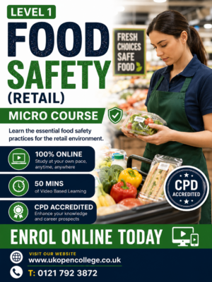 Level 1 Food Safety Retail Micro Course
