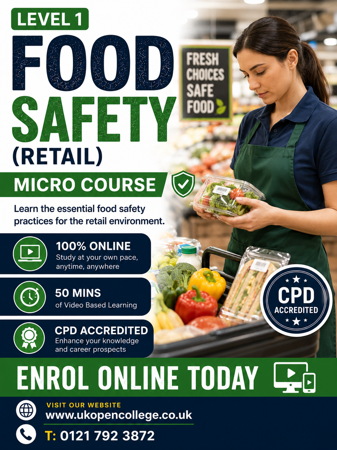 Level 1 Food Safety Retail Micro Course