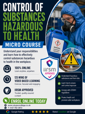 Control of Substances Hazardous to Health Micro course
