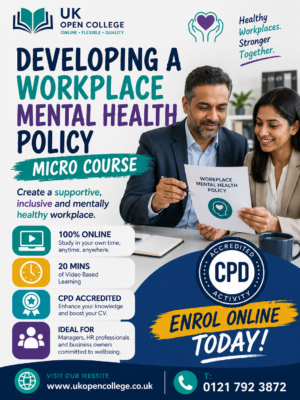 Developing w Workplace Mental Health Policy Micro Course