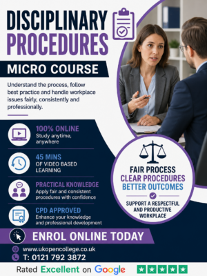 Disciplinary Procedures Micro Course