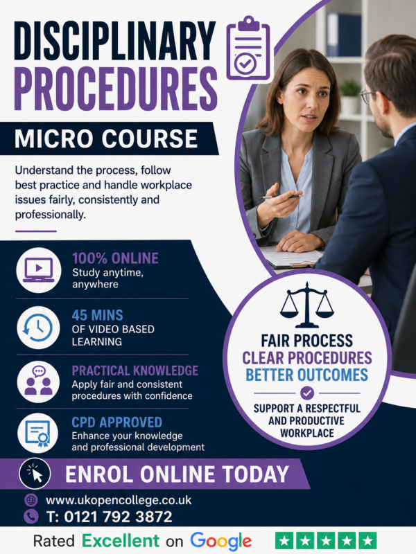 Disciplinary Procedures Micro Course