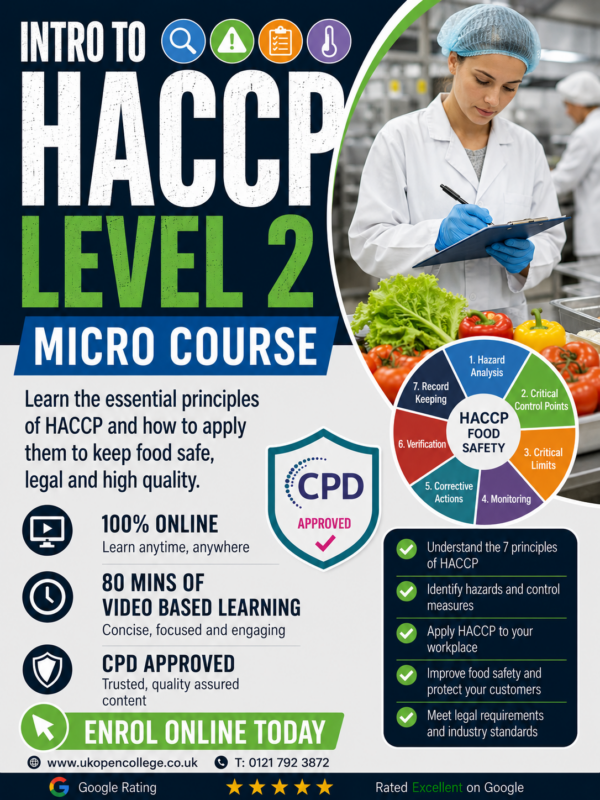 Intro To HACCP Level 2 Micro Course