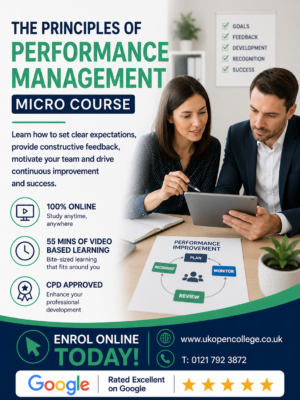 Principles of Performance Management