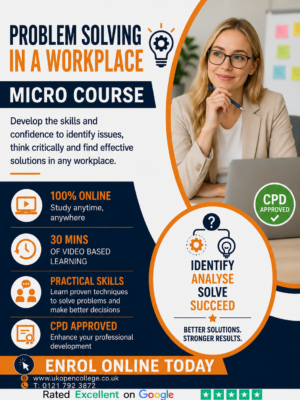 Problem Solving in a workplace micro course