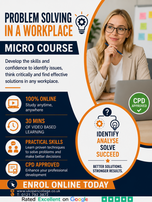 Problem Solving in a workplace micro course