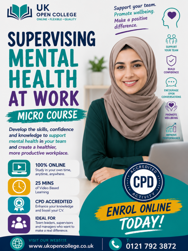 Supervising Mental Health at Work Micro Course