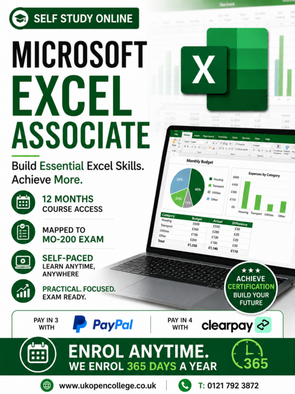 Microsoft Excel Asociate Course