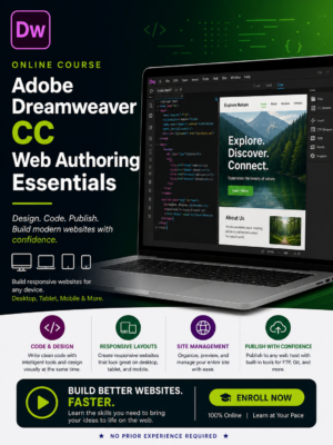 Adobe Dreamweaver online course
