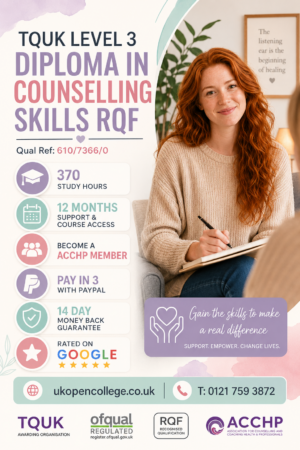 TQUK Level 3 Diploma in Counselling