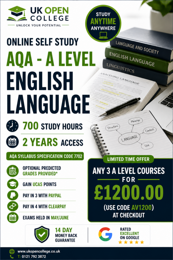A Level English Language Course