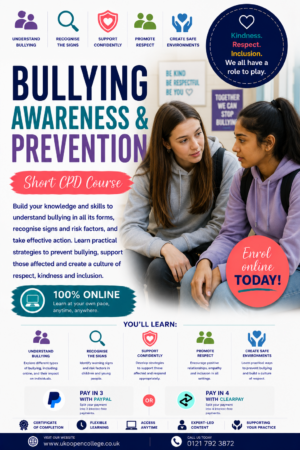 Bullying Awareness & Prevention CPD