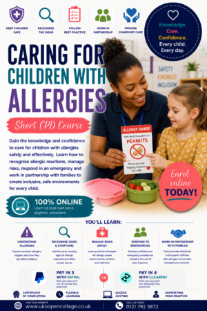Caring for children with allergies cpd course