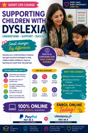 Dyslexia CPD Course