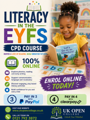 Literacy in the EYFS CPD course
