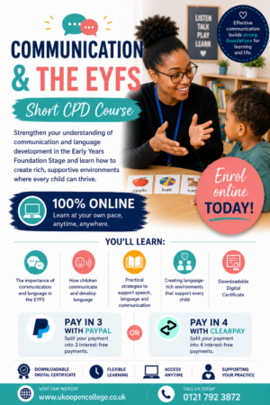 Communication & the EYFS CPD