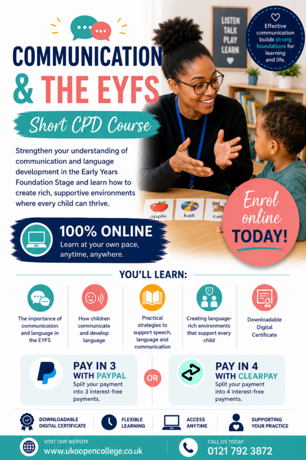 Communication & the EYFS CPD