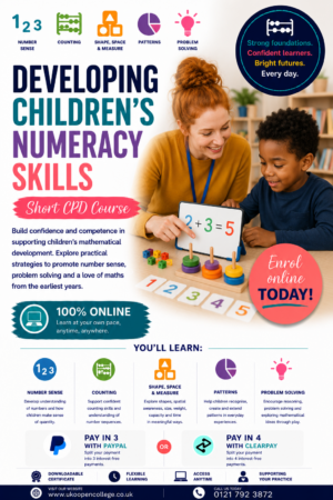 Developing Childrens Numeracy Skills CPD Course