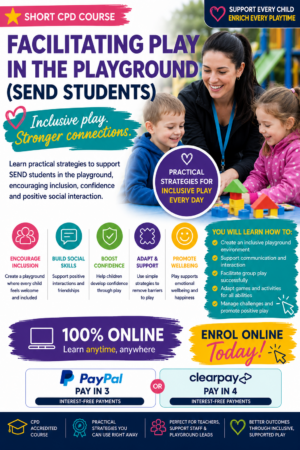 Facilitating play in the playgounrd for sen students