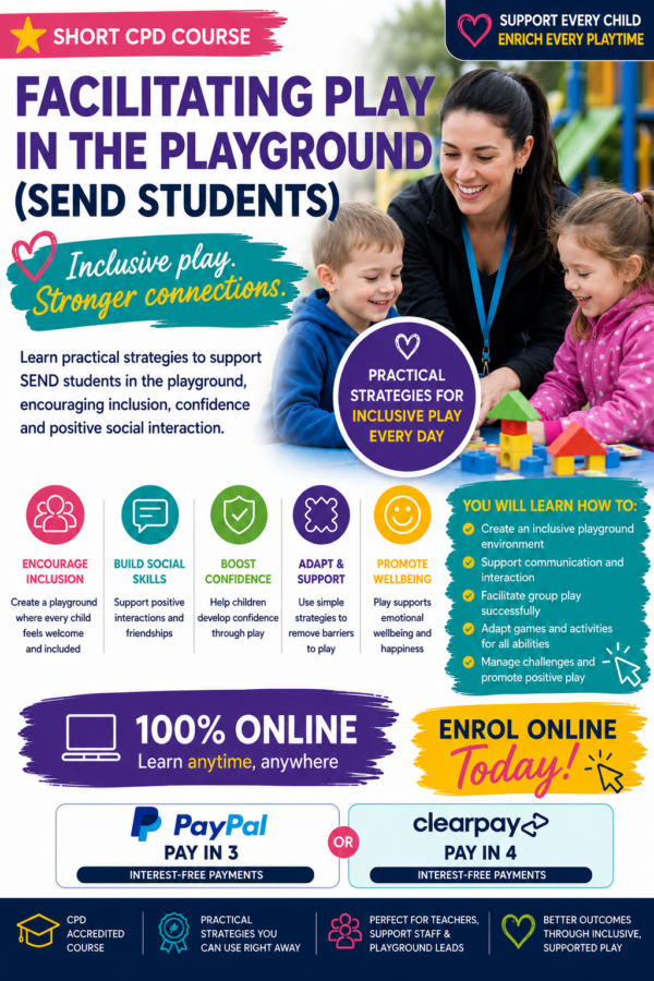 Facilitating play in the playgounrd for sen students