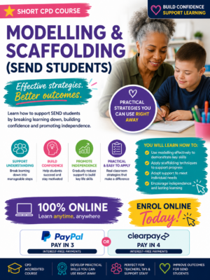 Modelling & Scaffolding SEN Students CPD