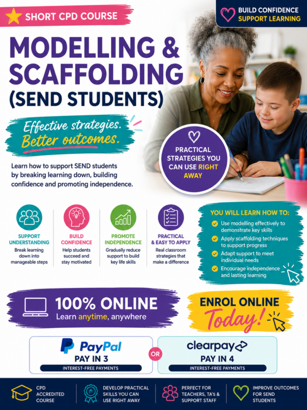 Modelling & Scaffolding SEN Students CPD