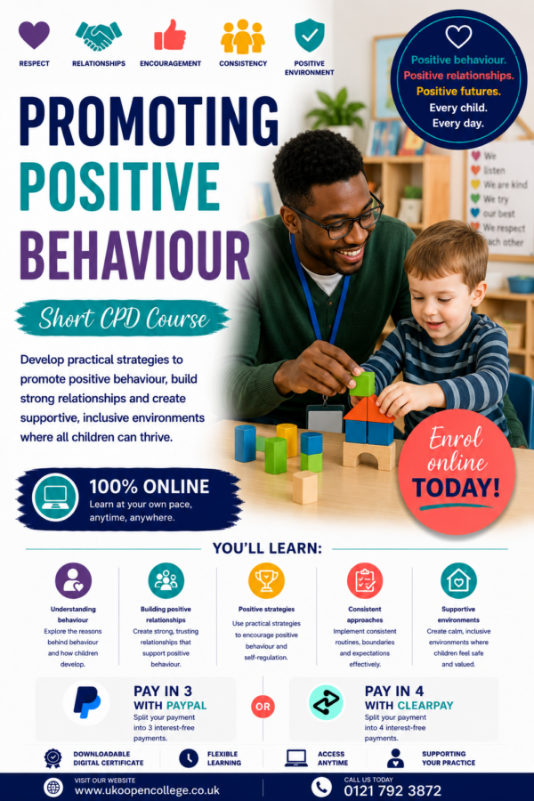 Promoting Positive Behaviour CPD Course