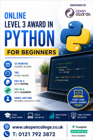 Pyhton for Beginners Level 3