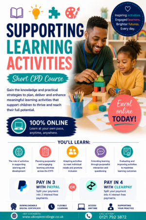 Supporting Learning Activites CPD Course
